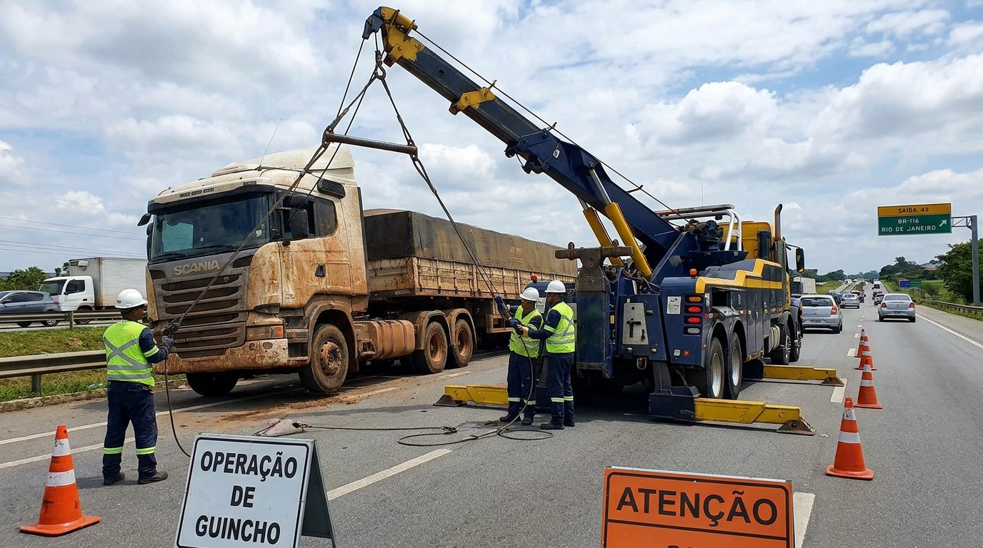 Reboque de Caminhão Baú em Uberlândia‑MG