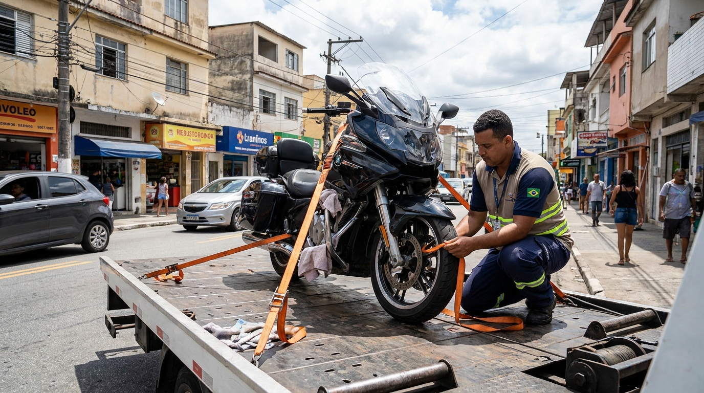 Remoção de Moto em Pane em Uberlândia‑MG